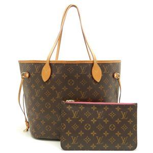 Louis Vuitton Monogram Neverfull MM Pivoine Tote Bag